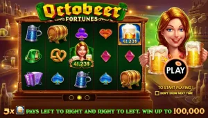 Octobeer Fortunes OLE777 Raih Hadiah Seru Setiap Putaran