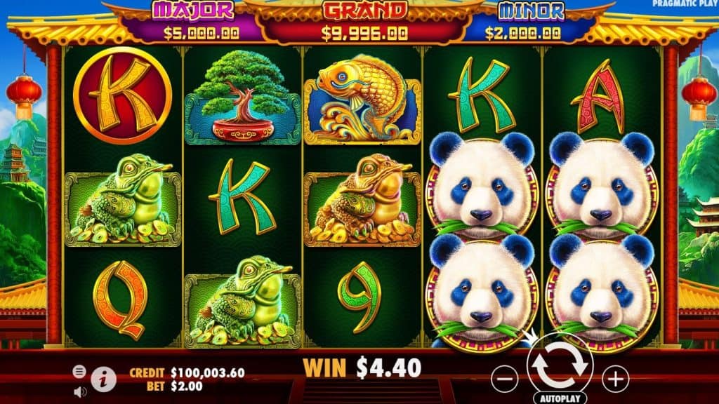 Keberuntungan Imut Pembawa Emas Hari Ini Panda's Fortune 2