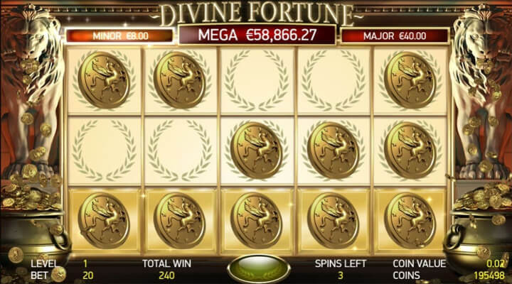 Keberuntungan Dewa dan Emas Melimpah Dari Divine Fortune